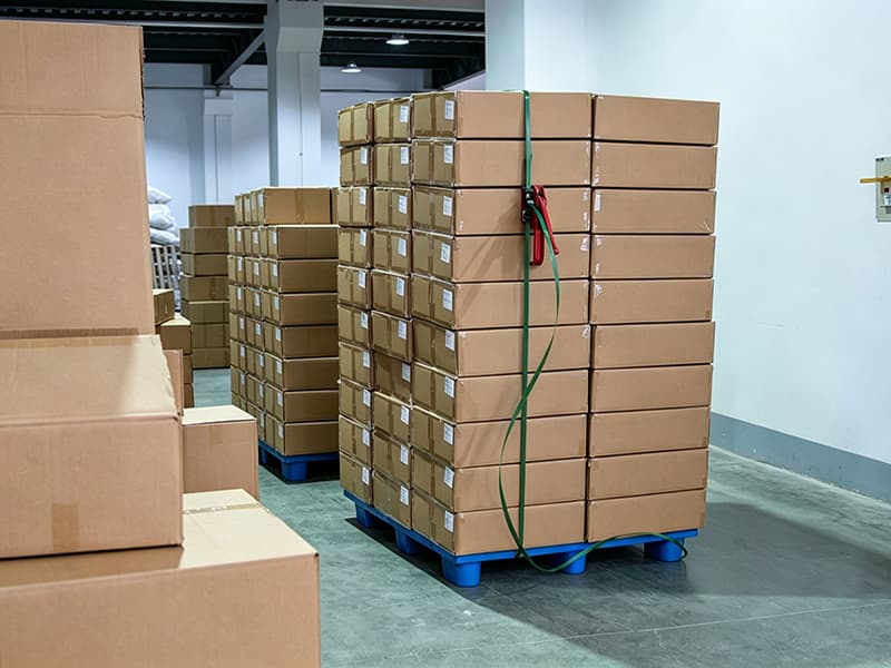 Secure packaging warehouse and delivery support
